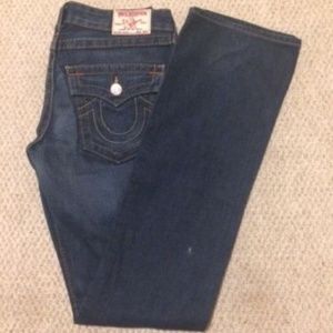 Women’s True Religion Billy Boot Cut Jeans Size 28
